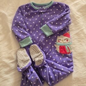 Carter's fleece sleeper, 12months